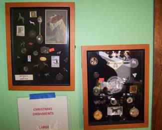 FRAMED DOG-RELATED ITEMS