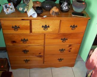 ONE OF THE PINE CHESTS