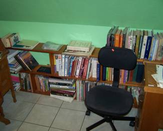 BOOKS & OFFICE CHAIR