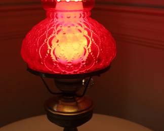 Brass Fenton Lamp