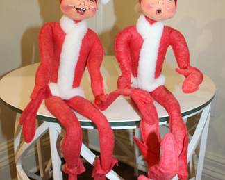 Vintage Holiday Decorations- Analee Dolls