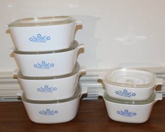 Vintage Corningware with Lids