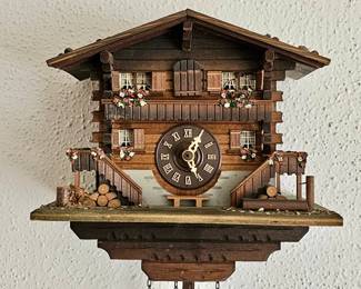 German Folk Art Black Forrest Cuckoo Clock