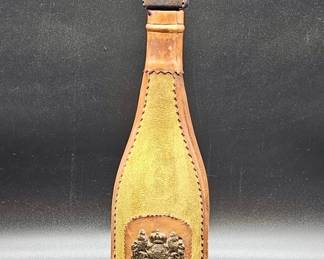 Leather Wrapped Decanter Bottle