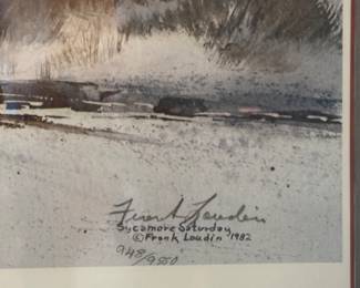 Art by frank loudin signed & numbered 