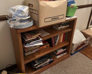 Book shelf and books