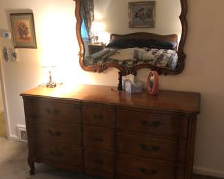 Chest of Drawers & Mirror