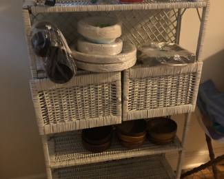 Wicker Standalone Shelving