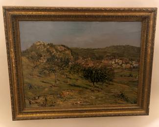 Oil on Canvas signed Karl Walther