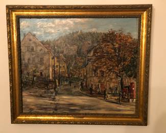 Oil on Canvas signed Karl Walther