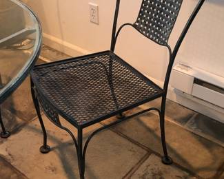 Wrought Iron Sun Room Furniture Chair