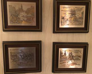 Reed & Barton Damascene Set