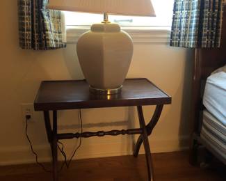 Side Table & Lamp