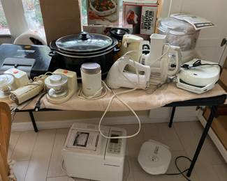 a lot of small appliances