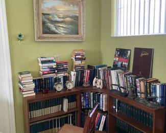 3 pc. Corner book case