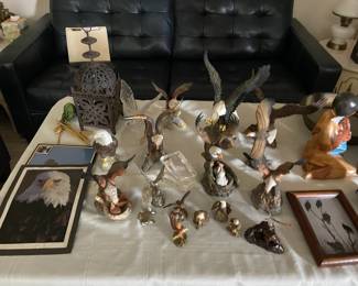 Lots of Eagles & Indian mobilia