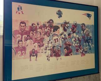 Autographed Andre Tippet Framed Poster