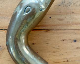 Brass Duck Cane Handle