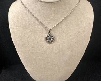 Star of David Sterling Silver Necklace