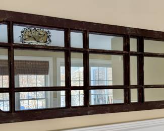 Distressed Wood Mirror