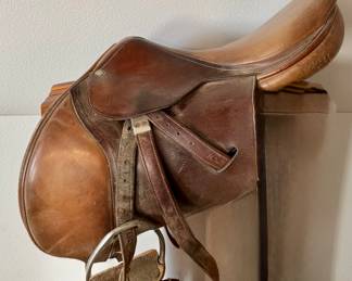 Leather Riding Saddle