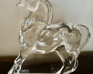 Glass Horse Figurine