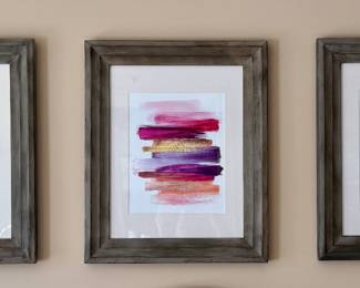 (3) Framed Prints