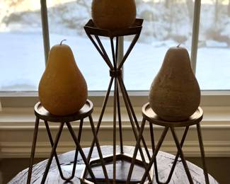 Contemporary Pillar Candle Holders