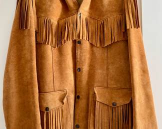 Suede Fringe Jacket