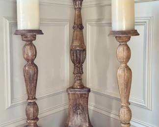 Restoration Hardware Florentine Candlesticks