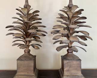 Uttermost Suzuha Metal Pinecone Finials