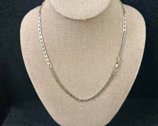 Sterling Silver Fancy Link Chain