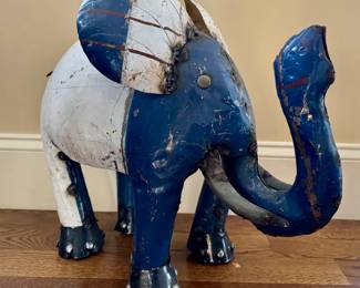 Recycled Metal Elephant