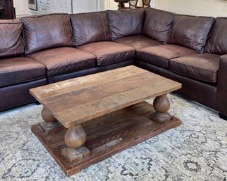 Arhaus Furniture Distressed Coffee Table