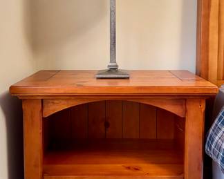 Klaussner Furniture Nightstand with Basket Storage