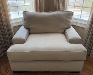 Upholstered Oversized Armchair