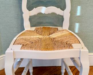 (6) Rush Seat Chairs