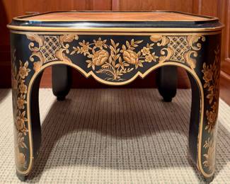 (2) Baker Furniture Chinoiserie Low Tables