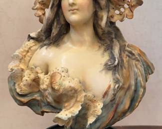 Austrian Turn Teplitz Bohemia Porcelain Bust