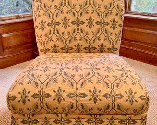 Custom Upholstered Slipper Chair