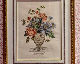 "Vase Renaissance" Botanical Lithograph
