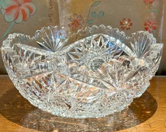 Cut Crystal Bowl