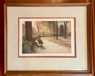 "November 1981" Signed Lithograph