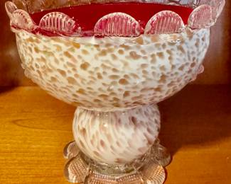 Murano Glass Compote