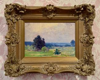 Landscape Oil on Board, Signed