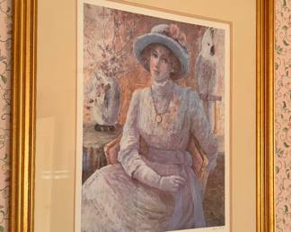 "Tessa" Signed Irene Borg Lithograph
