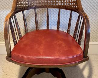 Caned Back Desk Chair