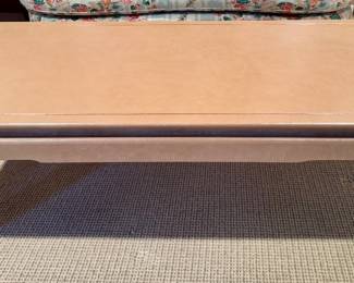 Linen Wrapped Coffee Table