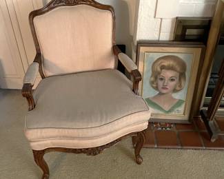 There are a pair of these chairs; this is one of them.