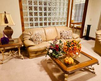INTERLINE ITALIA SOFA, GENUINE ITALIAN LEATHER, MADE IN ITALY
